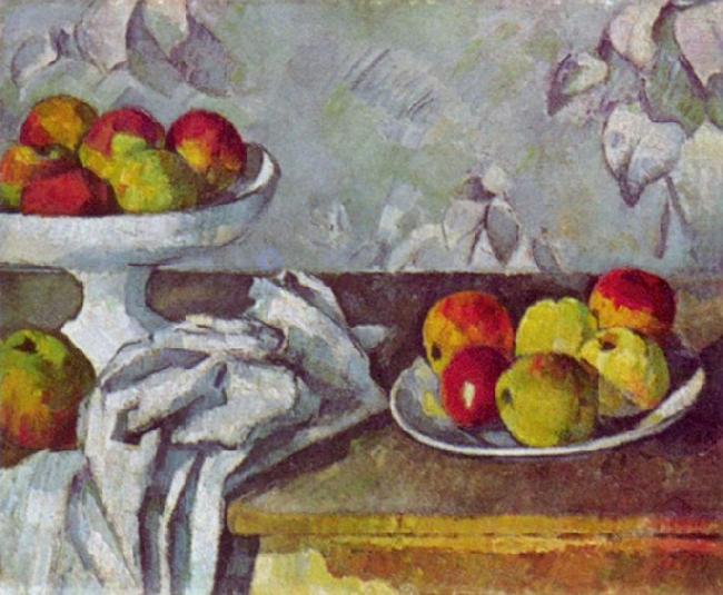 Paul Cezanne Stilleben mit apfeln und Fruchtschale china oil painting image